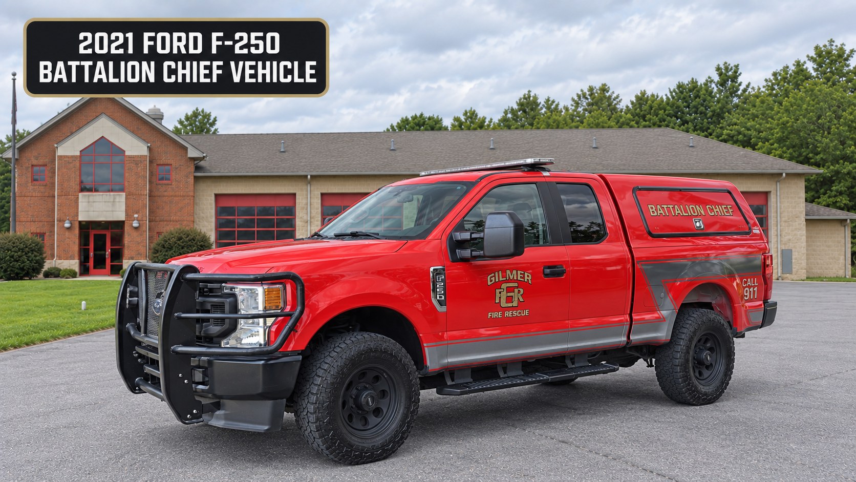 Battalion Chief vehicle, 2021 Ford F-250, Gilmer County Fire Rescue