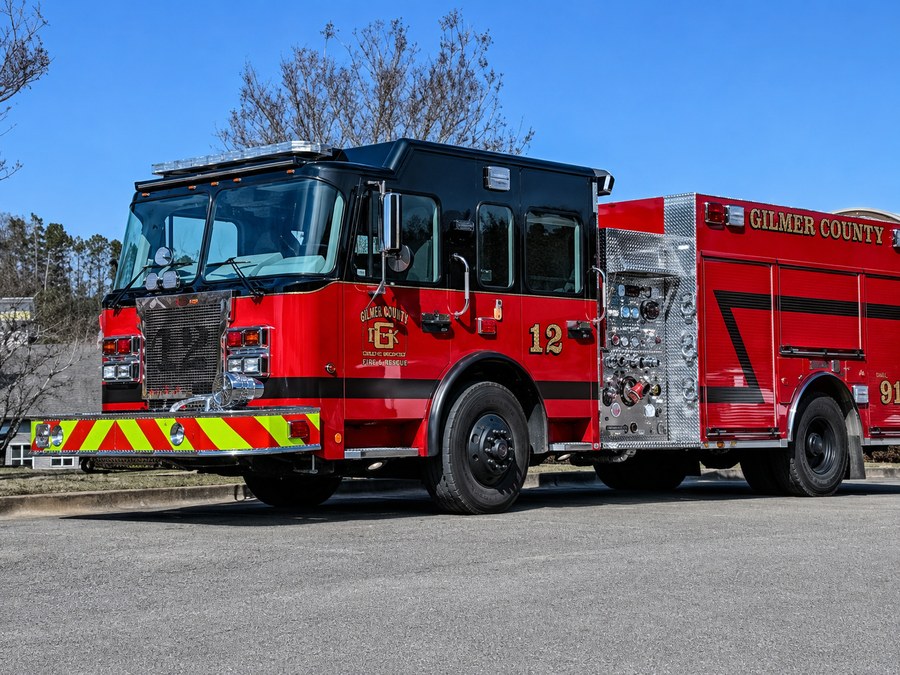 Gilmer County Fire/Rescue advanced life support ambulance D1-319