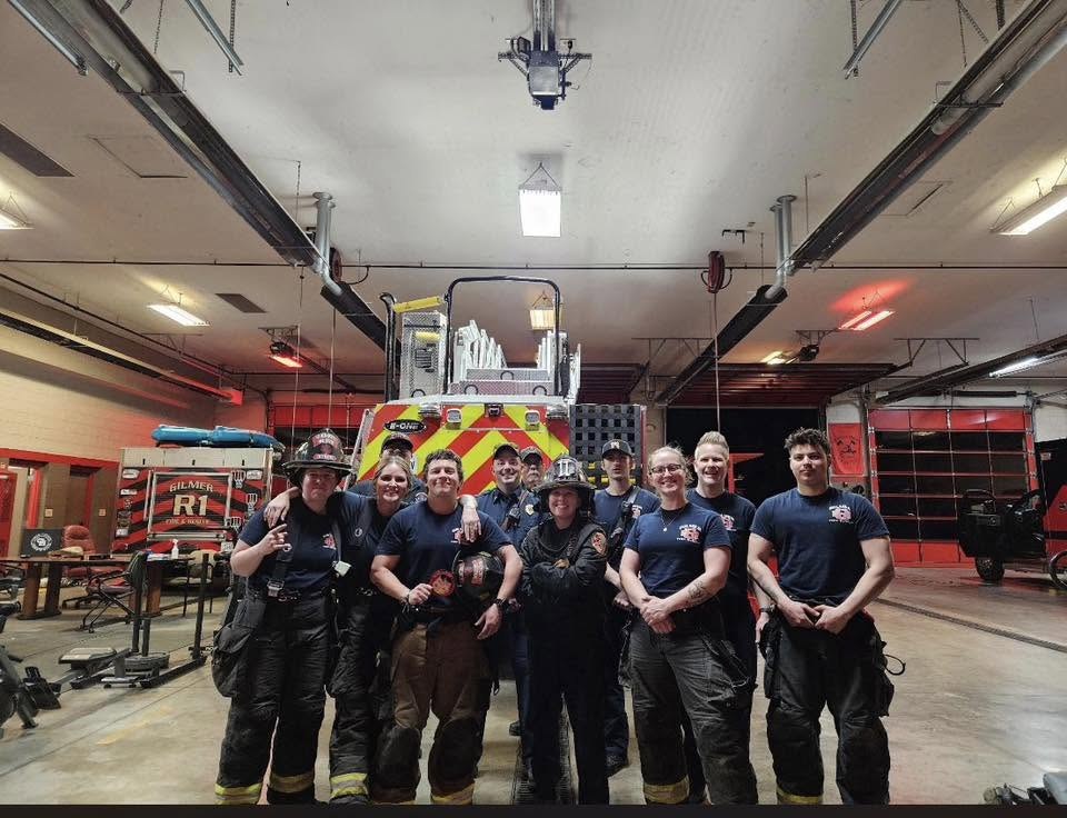 Gilmer County Fire/Rescue crew photo with Rescue 1