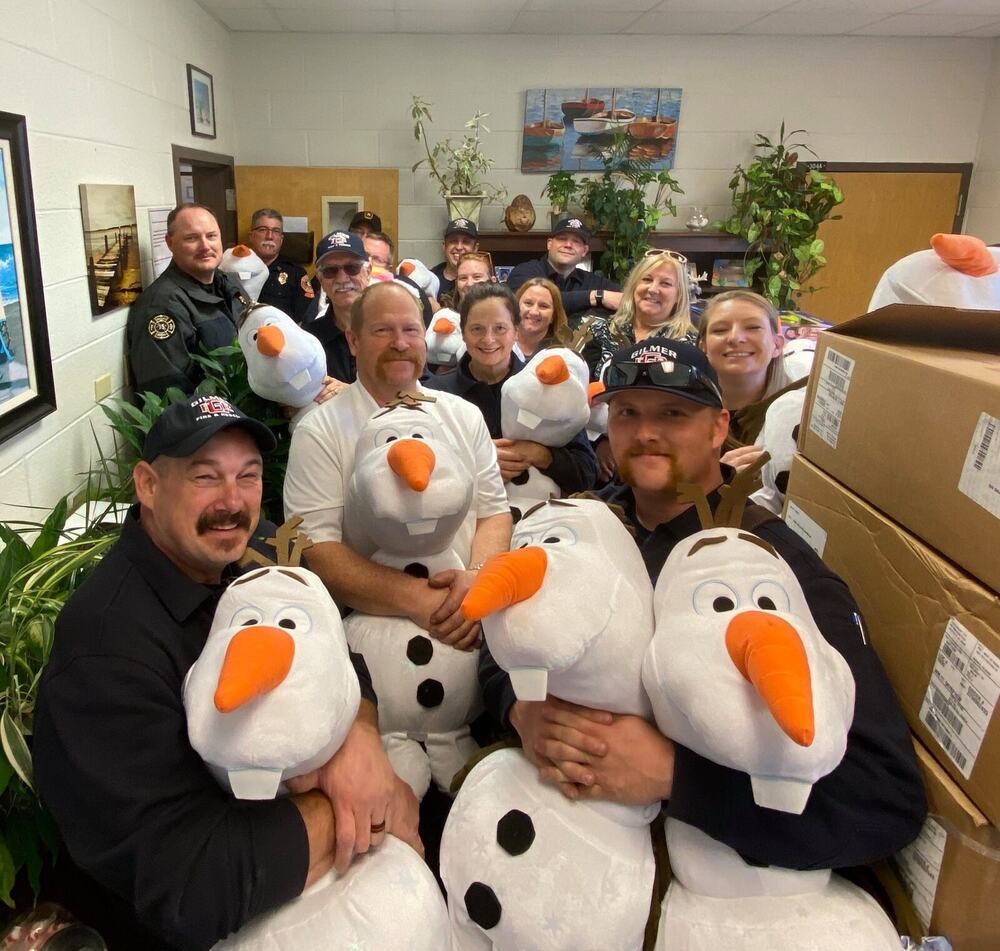 Eric Maddox with the Gilmer County Fire Rescue team